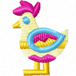 Chickens And Roosters Embroidery Design 2 Chickens And Roosters Embroidery Design 2